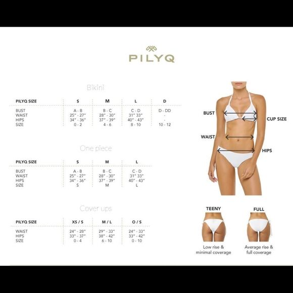 PILYQ pearl faux skin teeny bikini bottom. NWT - Picture 6 of 6